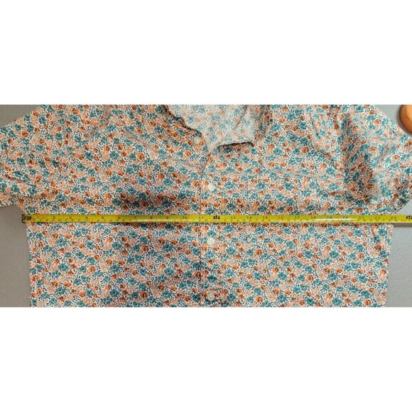 J. Crew Mens L Slim Fit Flex Washed Floral Short Sleeve Button Up Shirt - Picture 5 of 10